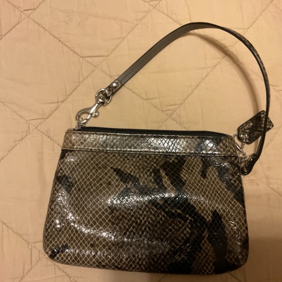 🐍 Vintage Coach, Python Wristlet - Picture 2 of 3